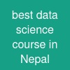 best data science course in Nepal