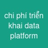 chi phí triển khai data platform