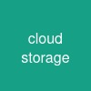 cloud storage