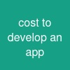 cost to develop an app