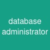 database administrator