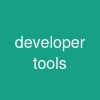 developer tools