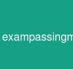 exampassingmaterial
