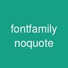 font-family no-quote