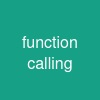 function calling