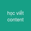 học viết content