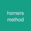 horner's method