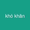 khó khăn