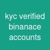kyc verified binanace accounts