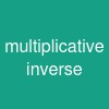 multiplicative inverse