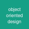 object oriented design