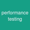 performance testing