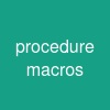 procedure macros