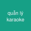 quản lý karaoke