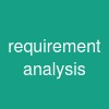 requirement analysis