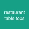 restaurant table tops