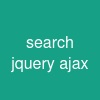 search jquery ajax