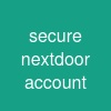 secure nextdoor account
