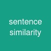 sentence similarity