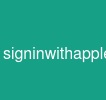 signinwithapple