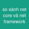 so sánh .net core và .net framework