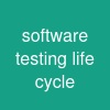 software testing life cycle