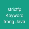 strictfp Keyword trong Java