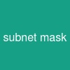 subnet mask