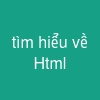 tìm hiểu về Html