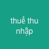 thuế thu nhập