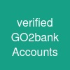 verified GO2bank Accounts