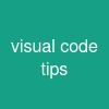 visual code tips