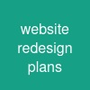 website redesign plans