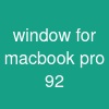 window for macbook pro 9.2