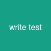 write test