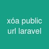 xóa public url laravel