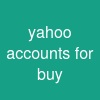 yahoo accounts for buy