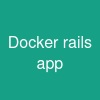 Docker rails app