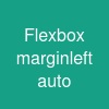 Flexbox margin-left auto