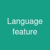 Language feature