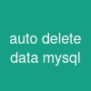 auto delete data mysql