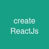 create ReactJs