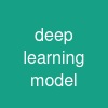 deep learning model