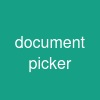 document picker
