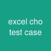 excel cho test case