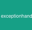 exception_handler