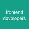 frontend developers