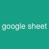 google sheet