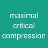 maximal critical compression