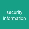 security information